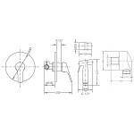Комплект для гигиенического душа GENEBRE GE2 GE45ov (10069445+61115224566 +168004)