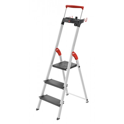 Стремянка HAILO L100 TOPLINE 8050-307  |  3 Ступеньки