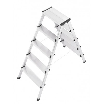 Двухступенчатая стремянка HAILO D60 STANDARDLINE 8655-001  |  2 x 5 Ступеньки