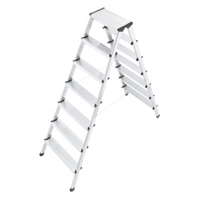 Двухступенчатая стремянка HAILO D60 STANDARDLINE 8657-001 | 2 x 7 Ступеней