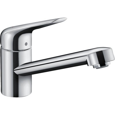 Смеситель для кухни Hansgrohe Focus M42, дл.излива - 203мм, поворотный, 1 рычаг, KM100, хром 71808000 Смеситель для кухни Hansgrohe Focus M42, дл.излива - 203мм, поворотный, 1 рычаг, KM100, хром 71808000
