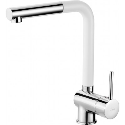 Смеситель для кухни Deante Aster, дл.излива - 209мм, вытяжной, 1 рычаг, хром-белый BCA_W730 Смеситель для кухни Deante Aster, дл.излива - 209мм, вытяжной, 1 рычаг, хром-белый BCA_W730