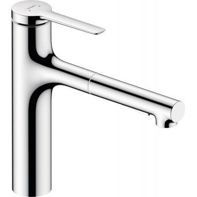 Смеситель для кухни Hansgrohe Zesis M33, дл.излива - 231мм, вытяжной, 1 рычаг, KM160, хром 74801000 Смеситель для кухни Hansgrohe Zesis M33, дл.излива - 231мм, вытяжной, 1 рычаг, KM160, хром 74801000