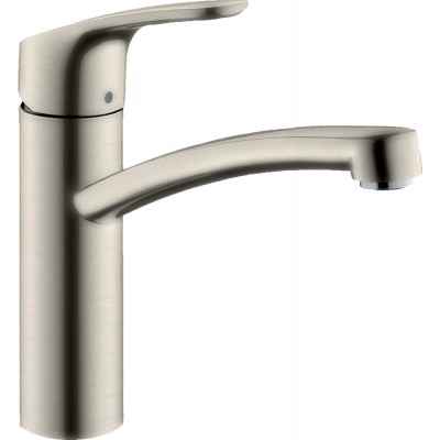 Смеситель для кухни Hansgrohe Focus, дл.излива - 220мм, поворотный, 1 рычаг, KM160, сталь 31806800 Смеситель для кухни Hansgrohe Focus, дл.излива - 220мм, поворотный, 1 рычаг, KM160, сталь 31806800