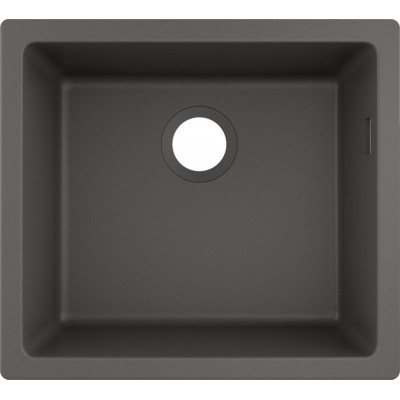 Мойка кухонная Hansgrohe S51, гранит, квадрат, без крыла, 500х450х190мм, чаша- 1, встраиваемая, S510-U450, серый камень 43431290 Мойка кухонная Hansgrohe S51, гранит, квадрат, без крыла, 500х450х190мм, чаша- 1, встраиваемая, S510-U450, серый камень 43431290