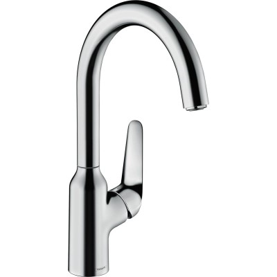 Смеситель для кухни Hansgrohe Focus M42, дл.излива - 204мм, поворотный, 1 рычаг, KM220, хром 71802000 Смеситель для кухни Hansgrohe Focus M42, дл.излива - 204мм, поворотный, 1 рычаг, KM220, хром 71802000