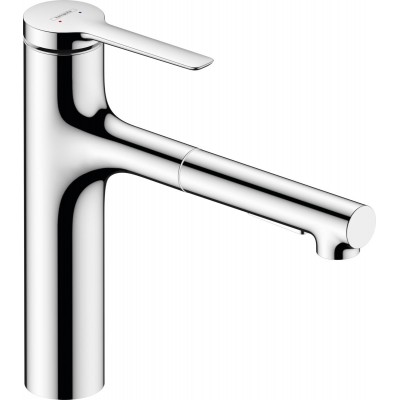 Смеситель для кухни Hansgrohe Zesis M33, дл.излива - 231мм, вытяжной, 1 рычаг, KM160sBoxlite, хром 74804000 Смеситель для кухни Hansgrohe Zesis M33, дл.излива - 231мм, вытяжной, 1 рычаг, KM160sBoxlite, хром 74804000