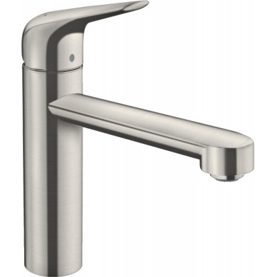 Смеситель для кухни Hansgrohe Focus M42, дл.излива - 217мм, поворотный, 1 рычаг, KM120, сталь 71806800 Смеситель для кухни Hansgrohe Focus M42, дл.излива - 217мм, поворотный, 1 рычаг, KM120, сталь 71806800