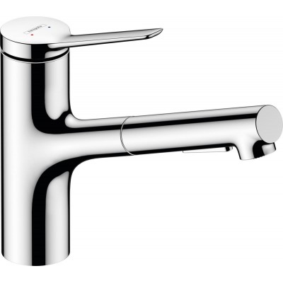 Смеситель для кухни Hansgrohe Zesis M33, дл.излива - 219мм, вытяжной, 1 рычаг, KM150, хром 74800000 Смеситель для кухни Hansgrohe Zesis M33, дл.излива - 219мм, вытяжной, 1 рычаг, KM150, хром 74800000
