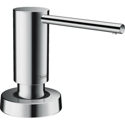 Дозатор для моющих средств Hansgrohe A51, 500мл, хром 40448000 Дозатор для моющих средств Hansgrohe A51, 500мл, хром 40448000