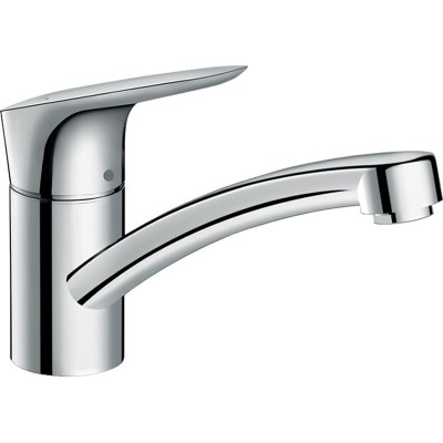 Смеситель для кухни Hansgrohe Logis, дл.излива - 202мм, поворотный, 1 рычаг, KM120, хром 71830000 Смеситель для кухни Hansgrohe Logis, дл.излива - 202мм, поворотный, 1 рычаг, KM120, хром 71830000