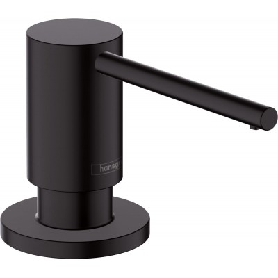Дозатор для моющих средств Hansgrohe A41, 500мл, черный матовый 40438670 Дозатор для моющих средств Hansgrohe A41, 500мл, черный матовый 40438670