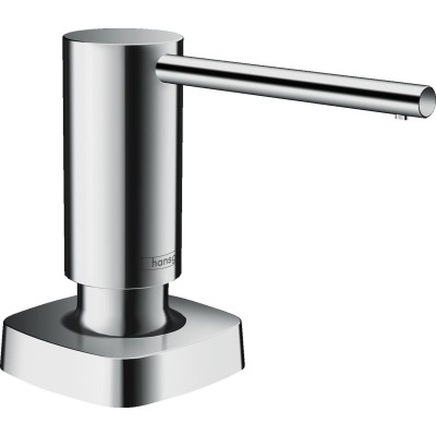 Дозатор для моющих средств Hansgrohe A71, 500мл, хром 40468000 Дозатор для моющих средств Hansgrohe A71, 500мл, хром 40468000