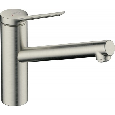 Смеситель для кухни Hansgrohe Zesis M33, дл.излива - 220мм, поворотный, 1 рычаг, KM150, сталь 74802800 Смеситель для кухни Hansgrohe Zesis M33, дл.излива - 220мм, поворотный, 1 рычаг, KM150, сталь 74802800
