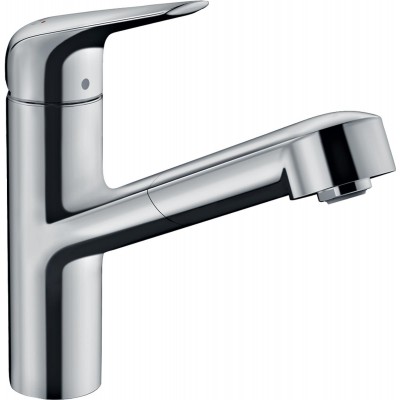Смеситель для кухни Hansgrohe Focus M42, дл.излива - 225мм, вытяжной, 1 рычаг, KM150sBox, хром 71829000 Смеситель для кухни Hansgrohe Focus M42, дл.излива - 225мм, вытяжной, 1 рычаг, KM150sBox, хром 71829000