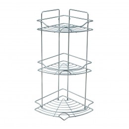3-х ярусная полка Lemax угловая, нерж. сталь (EBA-5004 S/S) 3-х ярусная полка Lemax угловая, нерж. сталь (EBA-5004 S/S)