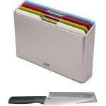Набор досок разделочных Joseph Joseph 98995 Folio (4 шт) + нож шеф-повара Набор досок разделочных Joseph Joseph 98995 Folio (4 шт) + нож шеф-повара