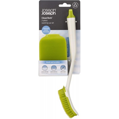 Набор щетка и скребок для очистки, 2 пр Joseph Joseph 85160 CleanTech Набор щетка и скребок для очистки, 2 пр Joseph Joseph 85160 CleanTech