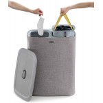 Корзина для белья двойная 90 л Joseph Joseph 50003 Корзина для белья двойная 90 л Joseph Joseph 50003