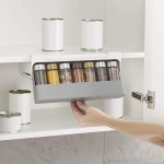 Держатель баночек для специй Joseph Joseph 85147 CupboardStore устанавливаемый под полку Держатель баночек для специй Joseph Joseph 85147 CupboardStore устанавливаемый под полку