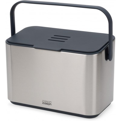 Контейнер для харчових відходів, 4 л Joseph Joseph Collect 4-litre Stainless-steel Food Waste Caddy 30145 Контейнер для харчових відходів, 4 л Joseph Joseph Collect 4-litre Stainless-steel Food Waste Caddy 30145