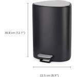 Контейнер для сміття з педаллю, 5 л Joseph Joseph EasyStore 5L Pedal bin (Matt Black) 70595 Контейнер для сміття з педаллю, 5 л Joseph Joseph EasyStore 5L Pedal bin (Matt Black) 70595
