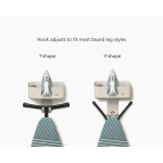 Настінна підставка для праски з гачком для прасувальної дошки Joseph Joseph IronHub Ironing Storage Caddy (Ecru) 50043 Настінна підставка для праски з гачком для прасувальної дошки Joseph Joseph IronHub Ironing Storage Caddy (Ecru) 50043