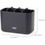 Органайзер для зубних щіток Joseph Joseph EasyStore Large Toothbrush Caddy (Black) 70599