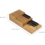 Органайзер для ножів, 2 яруси Joseph Joseph DrawerStore Bamboo 2 tier Knife Org - Large 851695 Органайзер для ножів, 2 яруси Joseph Joseph DrawerStore Bamboo 2 tier Knife Org - Large 851695