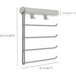 Підвісна вішалка Joseph Joseph Orderly Belt, Tie & Scarf Rail (Ecru) 55005