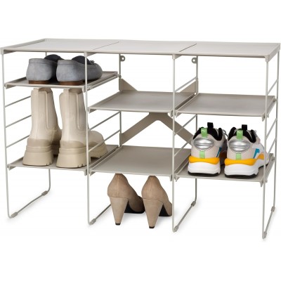 Стійка для взуття (12 пар) Joseph Joseph Level Plus Adjustable Shoe Rack - Triple 55009 Стійка для взуття (12 пар) Joseph Joseph Level Plus Adjustable Shoe Rack - Triple 55009