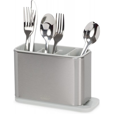Органайзер для столового приладів Joseph Joseph Surface Stainless Steel Cutlery Drainer - LIght Stone 851694 Органайзер для столового приладів Joseph Joseph Surface Stainless Steel Cutlery Drainer - LIght Stone 851694