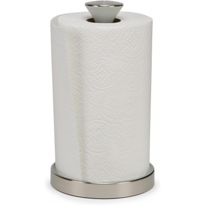 Тримач для паперових рушників Joseph Joseph Push&Tear Kitchen Roll Holder Light Stone 851688