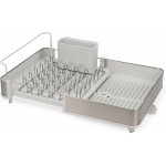 Розсувна сушарка для посуду з носиком для зливу Joseph Joseph Extend Steel Dish Rack - Light Stone 851692 Розсувна сушарка для посуду з носиком для зливу Joseph Joseph Extend Steel Dish Rack - Light Stone 851692