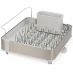 Розсувна сушарка для посуду з носиком для зливу Joseph Joseph Extend Steel Dish Rack - Light Stone 851692 Розсувна сушарка для посуду з носиком для зливу Joseph Joseph Extend Steel Dish Rack - Light Stone 851692