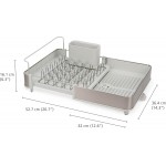 Розсувна сушарка для посуду з носиком для зливу Joseph Joseph Extend Steel Dish Rack - Light Stone 851692 Розсувна сушарка для посуду з носиком для зливу Joseph Joseph Extend Steel Dish Rack - Light Stone 851692
