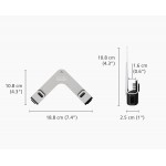 Тримач кришок, 2 шт. Joseph Joseph Space Pan Lid Holders - Steel Pack of 2 45059 Тримач кришок, 2 шт. Joseph Joseph Space Pan Lid Holders - Steel Pack of 2 45059