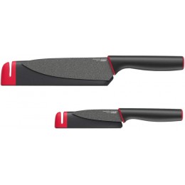Набор из 2 ножей в чехлах Joseph Joseph 10146 Slice&Sharpen со встроенной ножеточкой 3,5" и 6"
