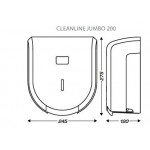 Держатель для туалетной бумаги джамбо JVD 899734 CleanLine Jumbo Держатель для туалетной бумаги джамбо JVD 899734 CleanLine Jumbo