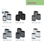 Відро для сміття з педаллю KELA 22997 Davino, світло-сірий глянець 6 літрів Відро для сміття з педаллю KELA 22997 Davino, світло-сірий глянець 6 літрів