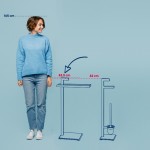 Держатель туалетной бумаги с щеткой Kela 24260 Oak металл h=82см Держатель туалетной бумаги с щеткой Kela 24260 Oak металл h=82см