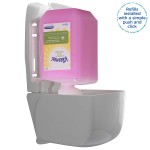 Рідке мило для рук Kimberly-Clark 6331 для щоденного використання - Картридж / Рожевий /1л