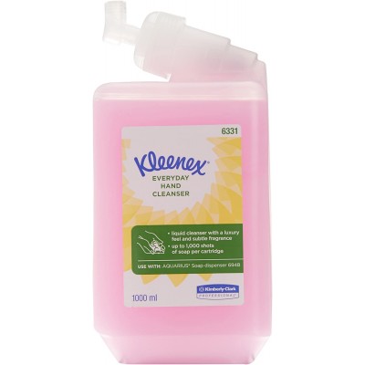 Рідке мило для рук Kimberly-Clark 6331 для щоденного використання - Картридж / Рожевий /1л