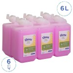 Рідке мило для рук Kimberly-Clark 6331 для щоденного використання - Картридж / Рожевий /1л