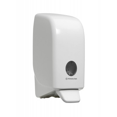 Дозатор для мила Kimberly-Clark 6948 Aquarius білий (підходить тільки для змінних блоків об'ємом 1 літр) Дозатор для мила Kimberly-Clark 6948 Aquarius білий (підходить тільки для змінних блоків об'ємом 1 літр)