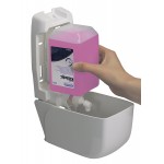 Дозатор для мила Kimberly-Clark 6948 Aquarius білий (підходить тільки для змінних блоків об'ємом 1 літр) Дозатор для мила Kimberly-Clark 6948 Aquarius білий (підходить тільки для змінних блоків об'ємом 1 літр)