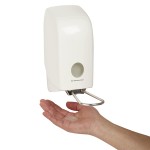 Дозатор для мила з ліктьовим приводом Kimberly-Clark 6955 Aquarius™ - Картридж / Білий /1л Дозатор для мила з ліктьовим приводом Kimberly-Clark 6955 Aquarius™ - Картридж / Білий /1л