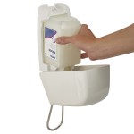 Дозатор для мила з ліктьовим приводом Kimberly-Clark 6955 Aquarius™ - Картридж / Білий /1л Дозатор для мила з ліктьовим приводом Kimberly-Clark 6955 Aquarius™ - Картридж / Білий /1л