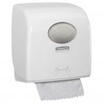 Диспенсер рулонних рушників для рук Kimberly-Clark Aquarius™ Slimroll™ код 7955 білого кольору Диспенсер рулонних рушників для рук Kimberly-Clark Aquarius™ Slimroll™ код 7955 білого кольору