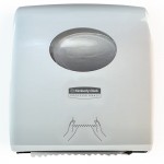 Диспенсер рулонних рушників для рук Kimberly-Clark Aquarius™ Slimroll™ код 7955 білого кольору Диспенсер рулонних рушників для рук Kimberly-Clark Aquarius™ Slimroll™ код 7955 білого кольору